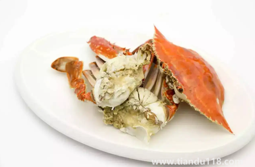 梭子蟹解凍后蒸幾分鐘可以吃3