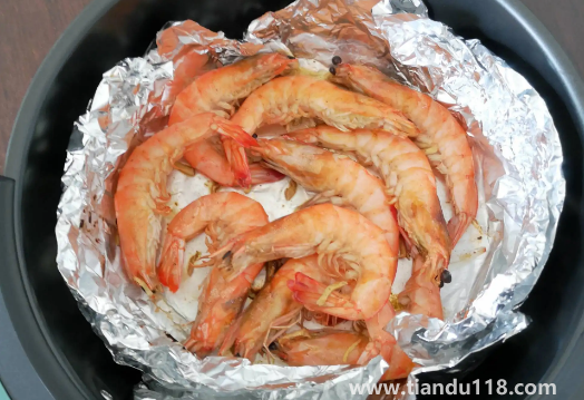 基圍蝦用空氣炸鍋怎么做好吃1