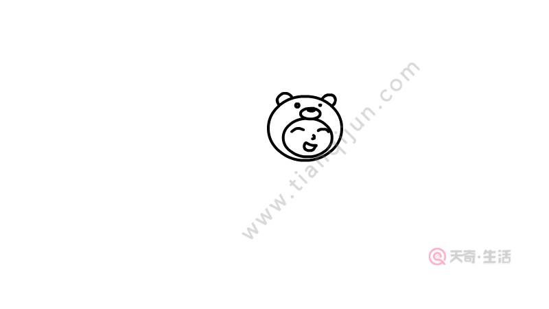 兒童節(jié)玩偶服簡筆畫怎么畫